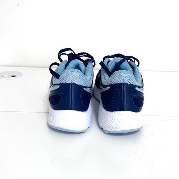 Saucony Cohesion 14 Womens Sneakers Size 7 Blue Athletic Running Training Gym - Picture 4 of 9